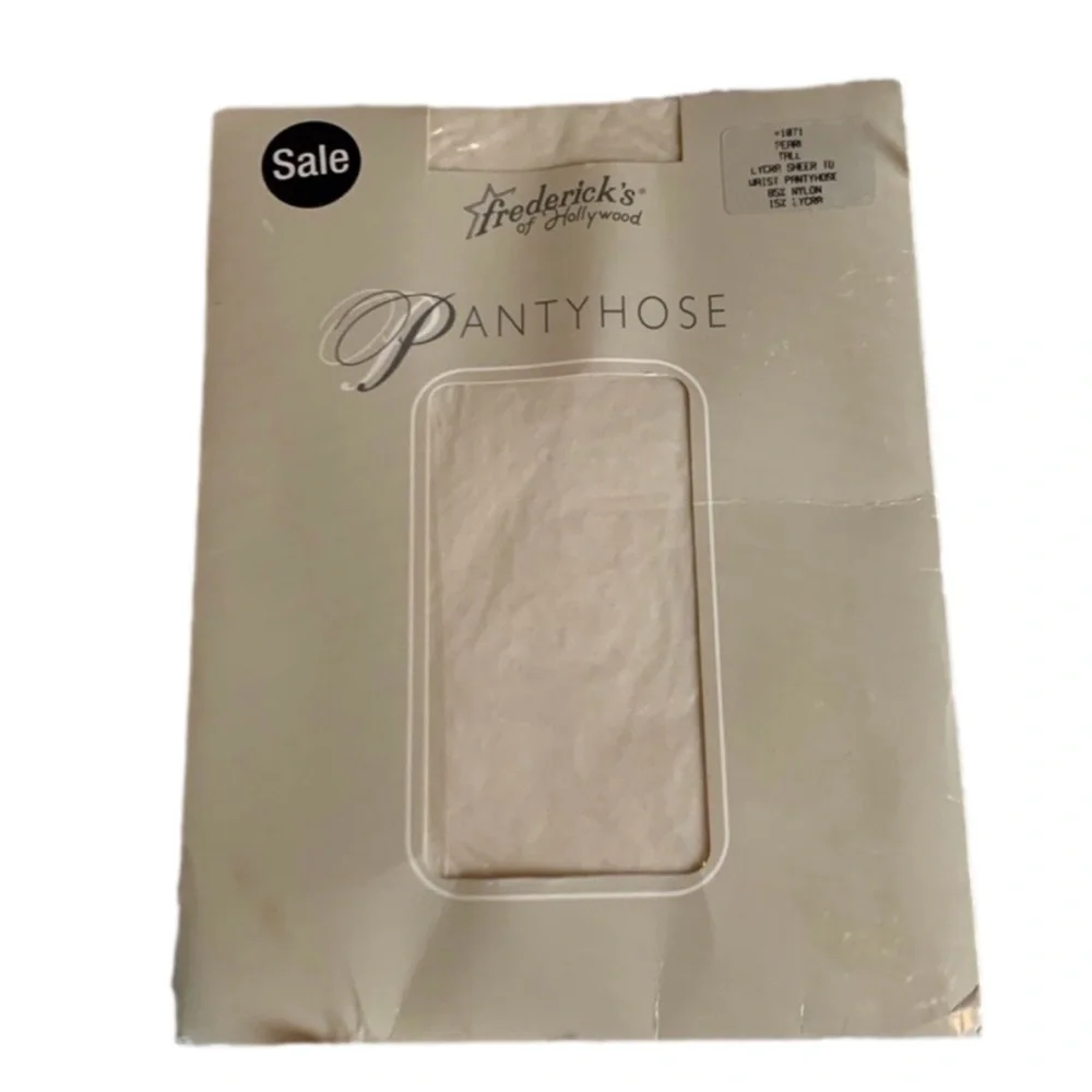 Vintage Frederick’s Of Hollywood Pantyhose Pearl Size Tall